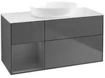 Villeroy und Boch Finion Waschtischunterschrank FA61GKGK 120cm, Abdeckplatte...