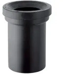 Geberit Anschlussstutzen 152435161 &Oslash; 110 mm, mit Manschette, PE-HD, schwarz