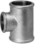 Hermann Schmidt Temperguss T-St&uuml;ck 1 1/4" x 1" reduziert, Innengewinde,...