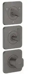 Hansgrohe Axor Citterio C Thermostatmodul 380/120, 49711340 cubic cut, brushed black