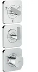 Hansgrohe Axor Citterio C Thermostatmodul 380/120, 49711000 cubic cut, chrom,