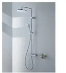 Duravit Duschsystem 1000 TH4282008010 Ausladung 354mm, mit Brausethermostat, chrom