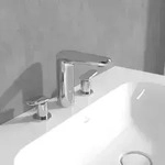 Villeroy und Boch Antao Dreiloch-Waschtischarmatur TVW11100100061 fester...