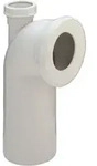 Viega WC-Anschlussbogen 3811.1 90 Grad, weiss, DN 100, zus&auml;tzlicher Anschluss