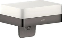 hansgrohe 42819340, hansgrohe Axor Lotionspender 42819340 mit Ablage, Glas, brushed