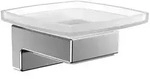 Emco Cue Seifenhalter 323000100 chrom, Kristallglas satiniert