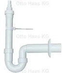 HAAS Ger&auml;te Siphon 1935 Waschmaschine DN50, Ger&auml;teanschluss, Ablaufgarnitur
