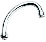 Grohe Auslauf chrom, Ausladung 140 mm, schwenkbar