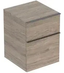 Geberit iCon Seitenschrank 502315JR1 45x60x47,6cm, 2 Schubladen, nussbaum/Griff...