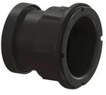 Kessel Zulaufstutzen DN 70 39007 ABS, mit Dichtung und Gewindering