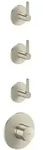 hansgrohe AXOR One Thermostatmodul 48723820 Unterputz, 3 Verbraucher, mit Hebelgriff,