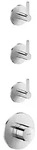 hansgrohe AXOR One Thermostatmodul 48723000 Unterputz, 3 Verbraucher, mit...