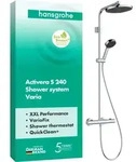 hansgrohe Activera S Duschsystem 240 1jet 28083000 EcoSmart+ mit Ecostat Fine...