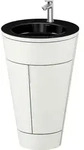 Duravit Starck 1,c-bonded Set S19515O70390010 Griff Edelstahl, Keramik Schwarz...