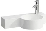 LAUFEN Val Handwaschbecken H8152847571141 55x31,5cm, Ablage links, ohne...