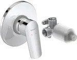 Duravit No. 1 Fertigmontageset N14210007010 Unterputz Brausearmatur, 1...