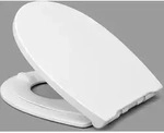 Haro Comino WC-Sitz 537407 wei&szlig;, Scharniere Edelstahl, Klappd&uuml;bel, Schlitzscheibe