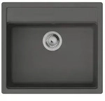 hansgrohe Einbausp&uuml;le 43359290 550x490mm, steingrau
