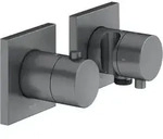 Keuco Edition 11 Brausethermostat 51153131222 schwarzchrom geb&uuml;rstet, Unterputz