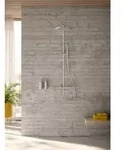 Herzbach LIVING SPA Duschs&auml;ule RB 250mm 11.988225.1.09 rund, Stabhandbrause