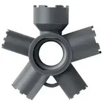 Neoperl Cache Universal-Schl&uuml;ssel 01455094 dunkelgrau, M 22, M 24, M 28, Cache