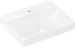 hansgrohe Xelu Q Waschtisch 60317450 600x480mm, mit Hahnloch, ohne &Uuml;berlauf, wei&szlig;