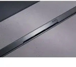 Geberit CleanLine 50 Duschrinne 154448QC2 30-110 x 3 cm, schwarzchrom, bodeneben
