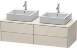 Duravit XSquare Waschtisch-Unterschrank XS4916B9191 140x40x54,8cm, 4...