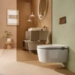 hansgrohe LavaPura Element S Wand-Dusch-WC-Set 63021450 AquaHelix Flush, SmartClean,