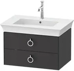 Duravit White Tulip Waschtisch-Unterschrank WT435105858 68,4 x 45,8 cm, Graphit