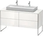 Duravit XSquare Waschtisch-Unterschrank XS4925M8585 140x53,8x54,8cm, 4...
