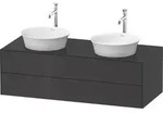 Duravit White Tulip Waschtisch-Unterschrank WT4988BH1H1 130 x 55 cm, Graphit