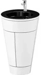 Duravit Starck 1,c-bonded Set S19515O10850010 Griff Chrom, Keramik Schwarz Matt,