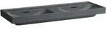 Laufen Meda Doppelwaschtisch H8141127581091 130x46cm, unterbauf&auml;hig, mit &Uuml;berlauf,