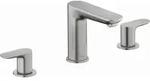 Duravit Wave 3-Loch-Waschtischarmatur WA1060005070 Ausladung 129mm, Edelstahl
