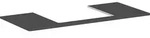hansgrohe Xelu Q Konsole 54111910 1180 x 550 mm, Ausschnitt 600 x 480 mm, diamantgrau