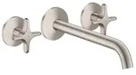 hansgrohe AXOR One 3-Loch Waschtischarmatur 48140800 Unterputz, Ausladung 220mm,