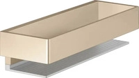 Keuco 11158030000, Keuco Duschkorb 11158030000 Bronze geb&uuml;rstet, Schenkell&auml;nge 300