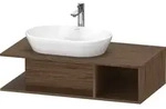 Duravit D-Neo Waschtisch-Unterschrank DE492902121 100 x 55 cm, Nussbaum Dunkel,