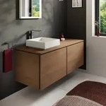hansgrohe Xilesa E Waschtischunterschrank 54268550 1375x550mm, 2 Schubk&auml;sten, Eiche
