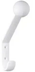 Hewi 477 Garderobenhaken 477.90B08198 172x22x116mm, mit Distanzst&uuml;ck 131mm,...