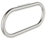 Hewi Serie 480 Handtuchring 480.09.002XA schwenkbar, matt geschliffen