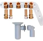 Vaillant ecoTEC Installations-Set 0020201896 RP 3/4, Unterputz, Rohbaukonsole