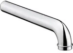 hansgrohe Rohr 53555000 G 1 1/4 x 300 mm, gebogen, Messing, chrom, mit Bord