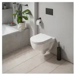 Duravit D-Code Wand-Tiefsp&uuml;l-WC-Set 45130900A1 Rimless, mit Absenkautomatik,...