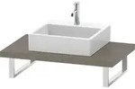 Duravit L-Cube Konsole LC102C08989 St&auml;rke 4.5 cm, flannel grey hochglanz, f&uuml;r