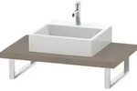 Duravit L-Cube Konsole LC102C07575 St&auml;rke 4.5 cm, leinen, f&uuml;r Aufsatzbecken,