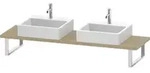 Duravit L-Cube Konsole LC105C07171 St&auml;rke 3 cm, mediterane eiche, f&uuml;r