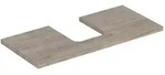 Geberit One Waschtisch-Platte 505274006 105 x 3 x 47 cm, Nussbaum...