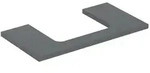 Geberit One Waschtisch-Platte 505283003 90 x 3 x 47 cm, lava/lackiert matt,